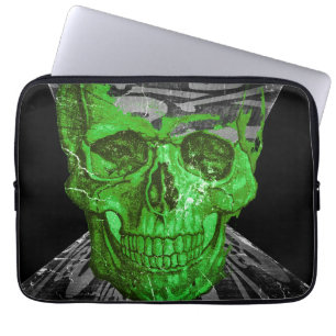 Capa Para Notebook Halloween Skull