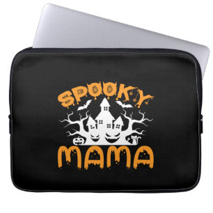 Capa Para Notebook Halloween Spooky Mama Birthday