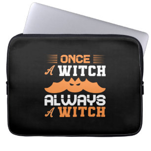 Capa Para Notebook Halloween Uma Bruxa Sempre Um Bruxo Aniversário