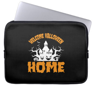 Capa Para Notebook Halloween Welcome Halloween Home Birthday