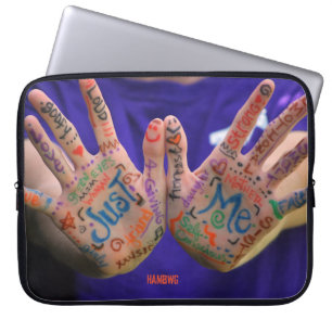 Capa Para Notebook HAMbWG - apenas mim - 15" a bolsa de laptop do