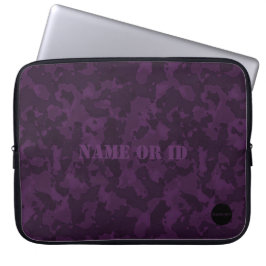 Capa Para Notebook HAMbyWG - Camouflage em Ametist Roxo
