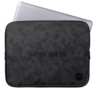 Capa Para Notebook HAMbyWG - Camuflagem em Preto