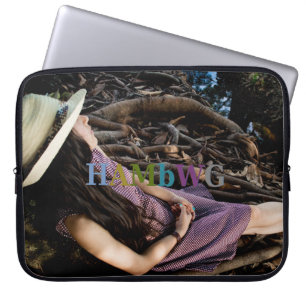 Capa Para Notebook HAMbyWG - Estojo para Laptop de Neoprene - Menina