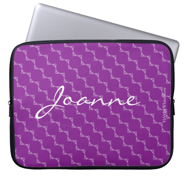 Capa Para Notebook HAMbyWG - Padrão de Círculo em qualquer cor (Frente)