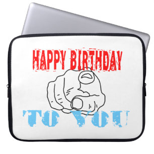 Capa Para Notebook Happy Birthday To You