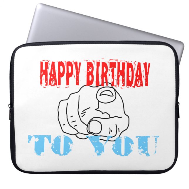 Capa Para Notebook Happy Birthday To You (Frente)