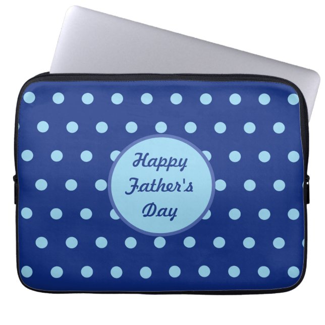 Capa Para Notebook Happy Father's Day Tablet Case (Navy & Soft Blue) (Frente)