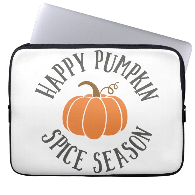 Capa Para Notebook Happy Pumpkin Spice Season (Frente)