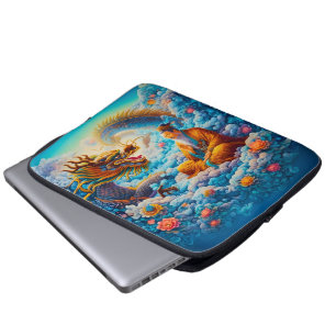 Capa Para Notebook Harmonia Eterna: Bênção do Dragão