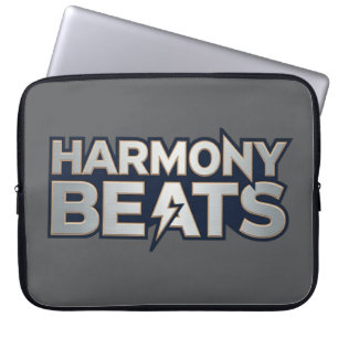 Capa Para Notebook Harmony Beats – Arte de Texto em Vibrações Musicai