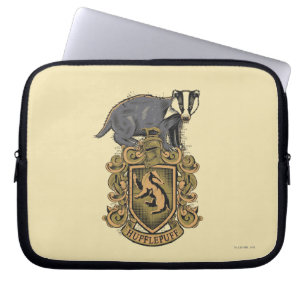 Capa Para Notebook Harry Potter Brasão da Hufflepuff com Texugo