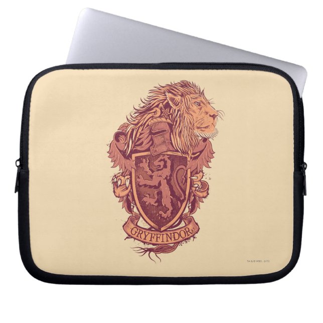 Capa Para Notebook Harry Potter | Brasão do Leão da Gryffindor (Frente)