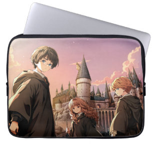 Capa Para Notebook HARRY POTTER™ Hermione & Ron HOGWARTS™ Cena de Ani