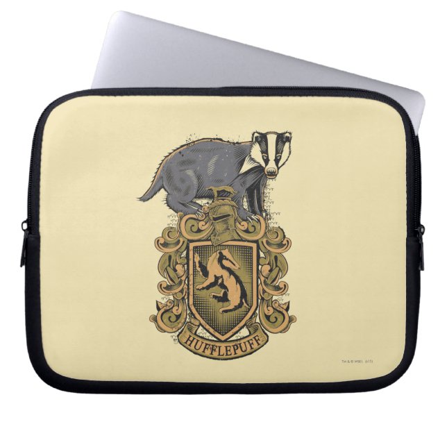 Capa Para Notebook Harry Potter | Pancada de Hufflepuff com Badger (Frente)