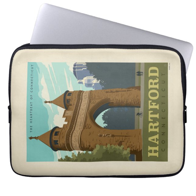 Capa Para Notebook Hartford, CT (Frente)