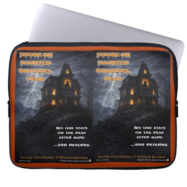 Capa Para Notebook Haunted Squirrel Peak (Frente)