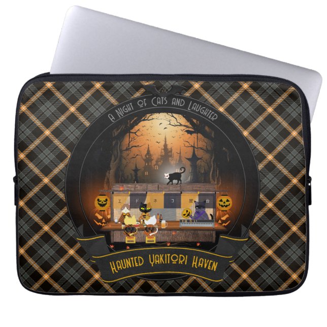 Capa Para Notebook Haunted Yakitori Haven (Frente)