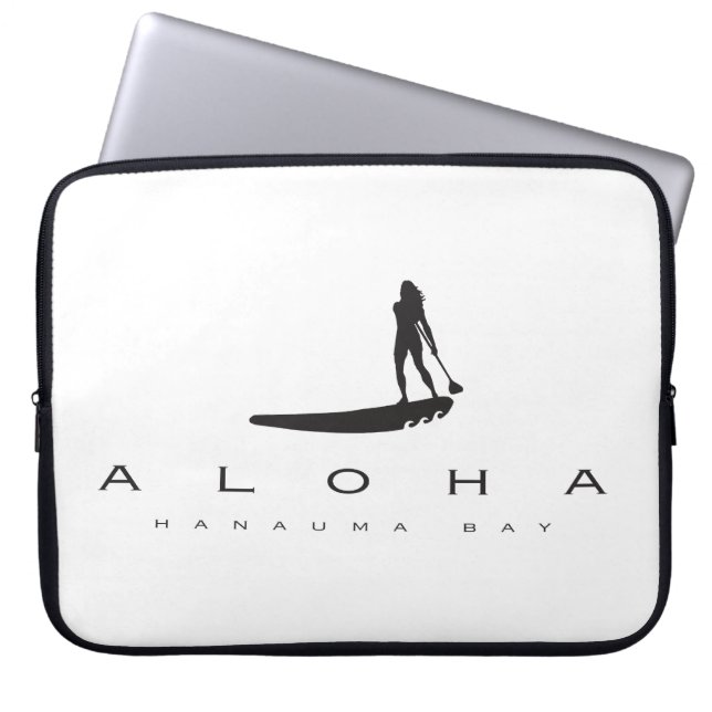 Capa Para Notebook Hawaii Levanta-Se remando (Frente)