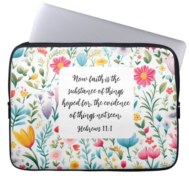 Capa Para Notebook Hebrews 11:1 Electronic Bag (Frente)