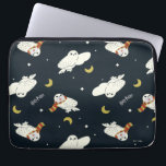 Capa Para Notebook Hedwig Nighttime Moonlight Pattern<br><div class="desc">Add a touch of whimsical wizarding charm with this adorable Hedwig the snowy owl pattern design. Featuring repeating illustrations of Hedwig soaring beneath crescent moons and twinkling stars, this playful all-over print captures the magic of nighttime deliveries from the Owl Post. Some Hedwigs are bundled up in cozy Gryffindor house-colored...</div>