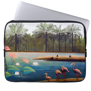 Capa Para Notebook Henri Rousseau - Os Flamingos
