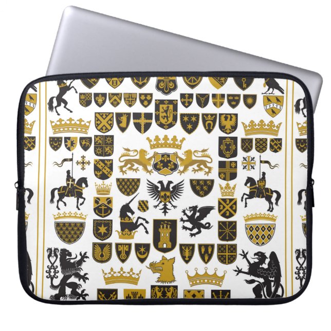 Capa Para Notebook HERALDRY Crestes e Símbolos (Frente)