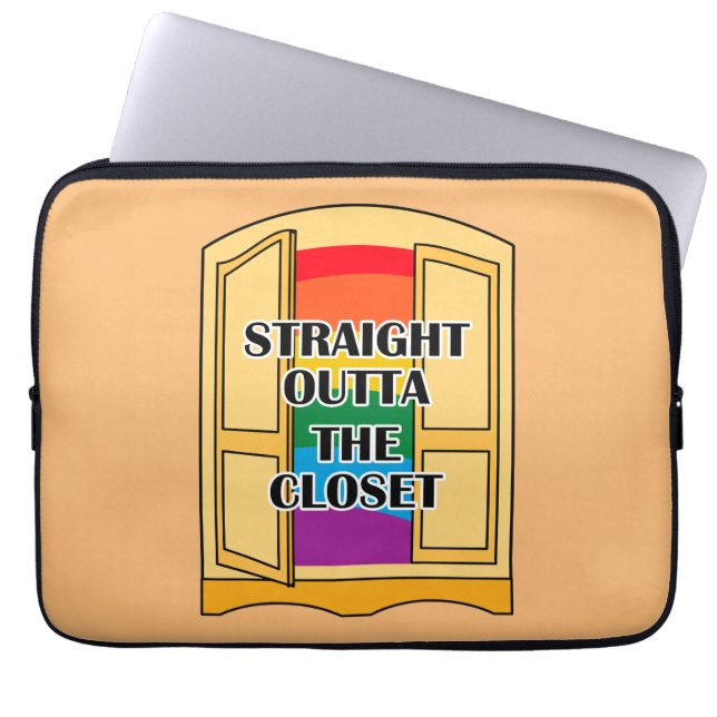 Capa Para Notebook Hetero Fora Do Armário (Frente)