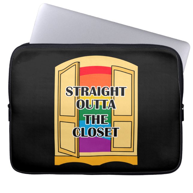 Capa Para Notebook Hetero Fora Do Armário (Frente)