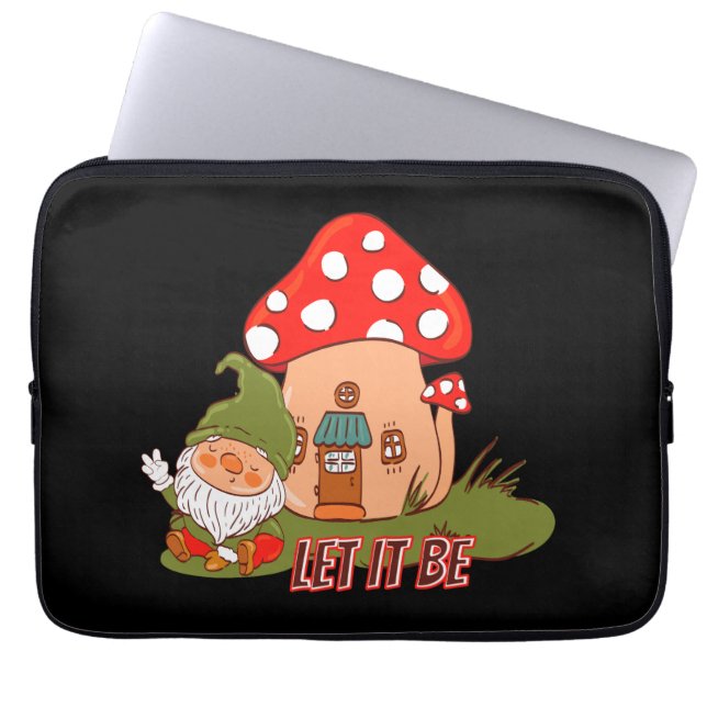 Capa Para Notebook Hippie Que Seja Gnomo (Frente)