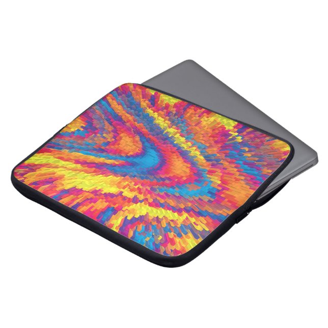 Capa Para Notebook Hippy Swirls.... (Frente Topo)