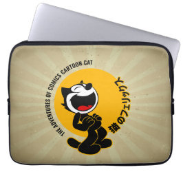 Capa Para Notebook História em quadrinhos Cartoon Cat | 13"