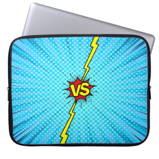 Capa Para Notebook Histórias em quadrinhos versus fundo, estilo cláss