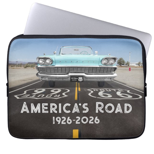 Capa Para Notebook Historic Route 66 Centennial (Frente)