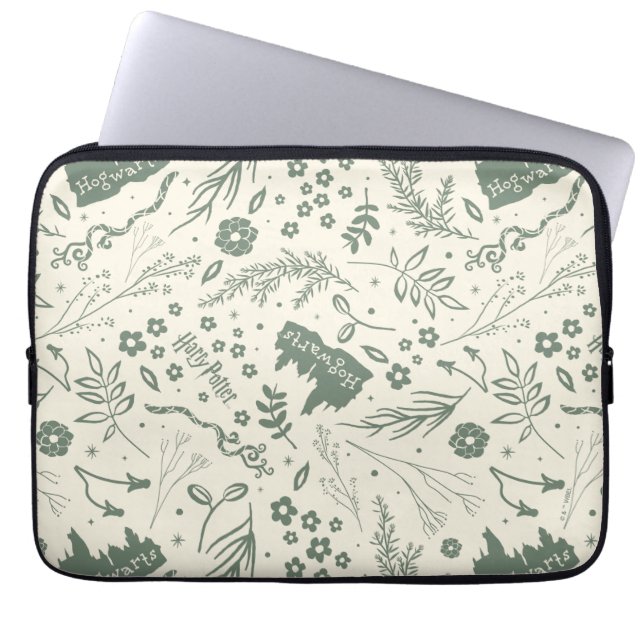 Capa Para Notebook HOGWARTS™ Herbology Magic Patterno (Frente)