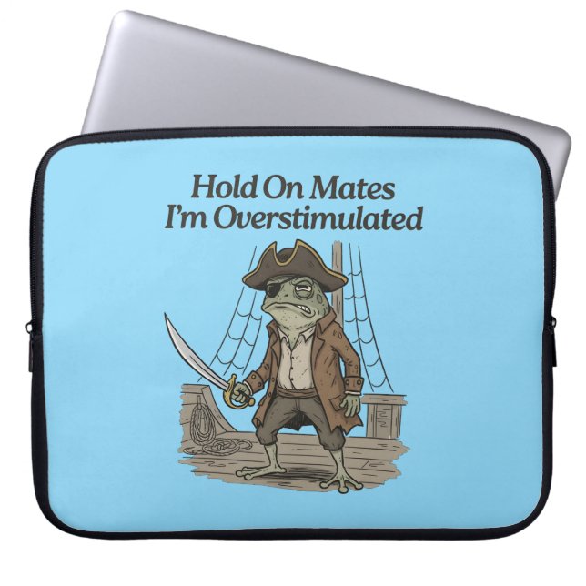 Capa Para Notebook Hold On Mates Frog Autism Awareness (Frente)