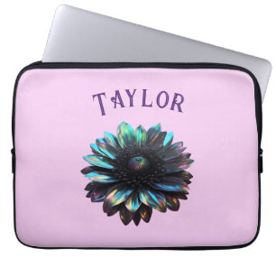 Capa Para Notebook Holographic Black Dahlia Eletrônicos Bag