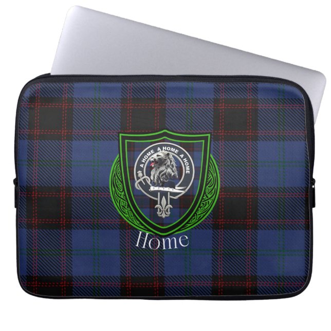 Capa Para Notebook Home Scottish Clan Tartan and Crest  (Frente)