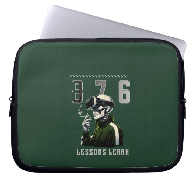 Capa Para Notebook Home/Work 876 LESSONS LEARN Electronics Bag (Frente)