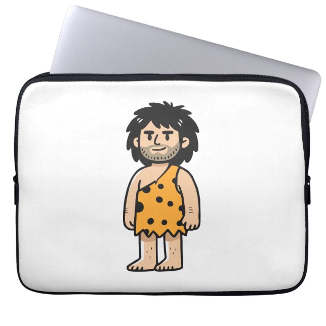 Capa Para Notebook homem da caverna Throk (Frente)
