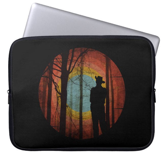 CAPA PARA NOTEBOOK HOMEM NA FLORESTA (Frente)