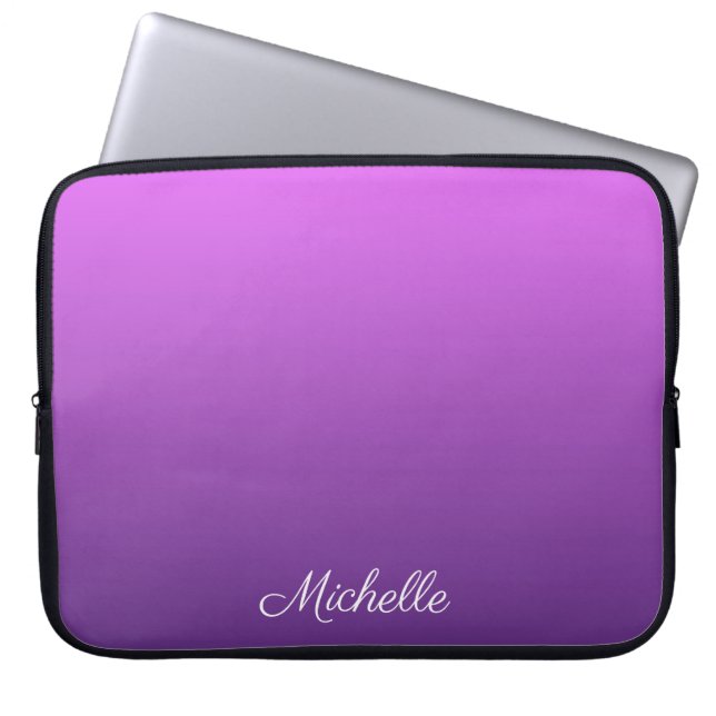 Capa Para Notebook Homem roxo personalizado (Frente)