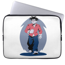 Capa Para Notebook Homem zangado andando