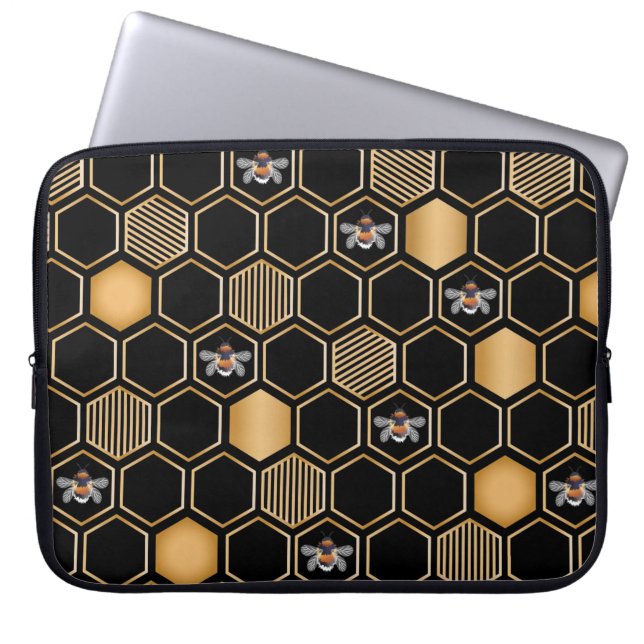 Capa Para Notebook Honeycomb Pattern (Frente)