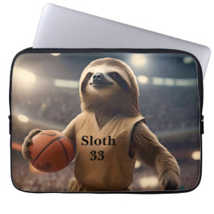 Capa Para Notebook Hoops and Hangs: The Slam Dunking Sloth,