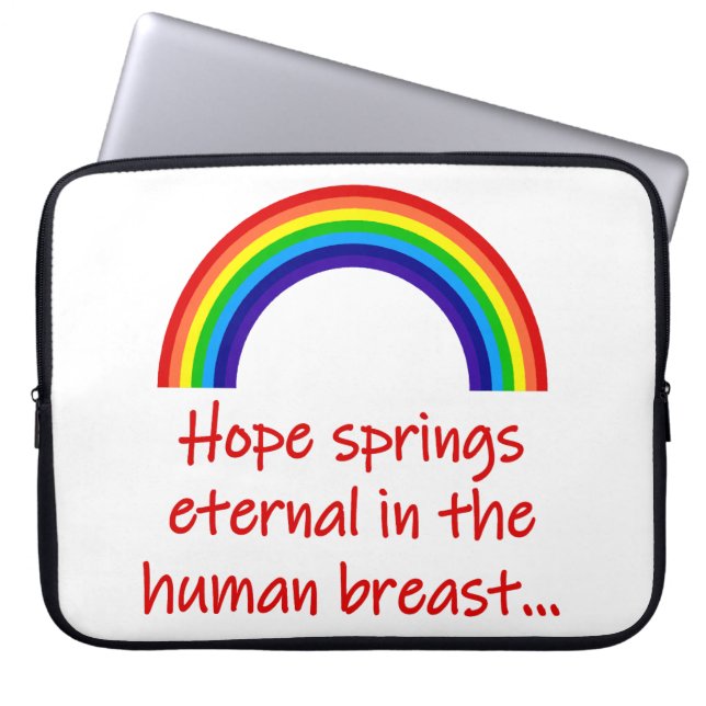 Capa Para Notebook Hope Primavera Eternal (Frente)