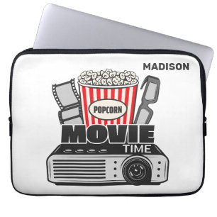 Capa Para Notebook Hora do Filme de Nome Personalizado