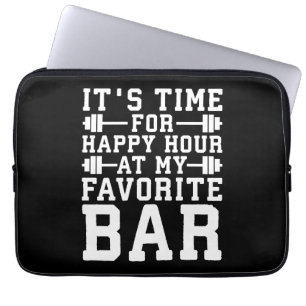Capa Para Notebook Hora Feliz No Meu Bar Favorito - Inspiração Gym