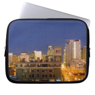 Capa Para Notebook Horizonte de Chicago, Illinois, fotografado de Wes