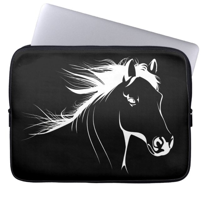Capa Para Notebook Horse Lover Belo Desenho De Cavalo (Frente)